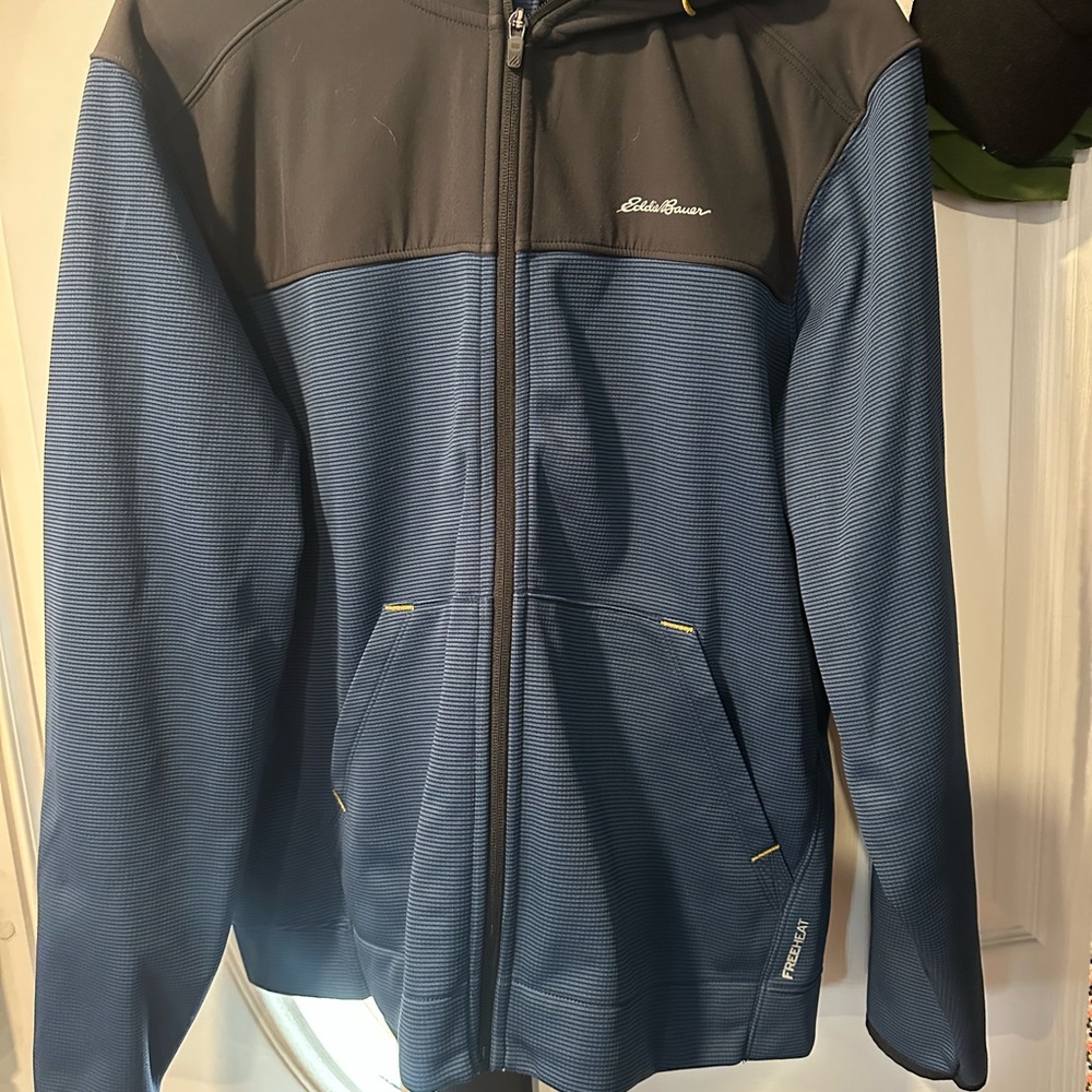 Eddie Bauer Men's Performance Jacket in Blue and Gray